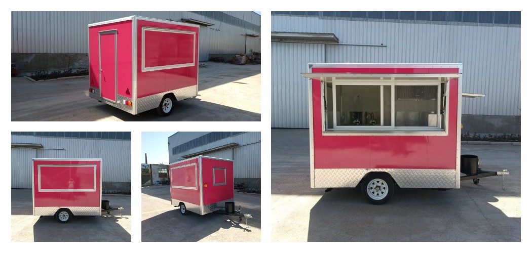 8ft small box trailer for mobile catering